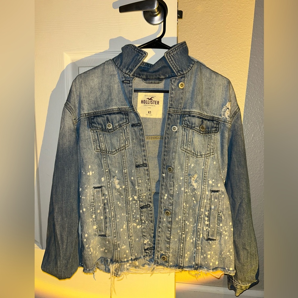 Hollister Distressed Demin Jacket